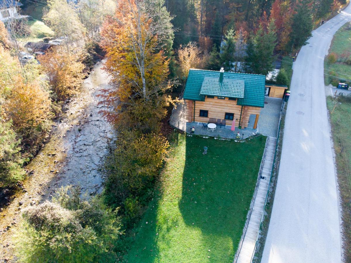 Ferienwohnungen Blockhaus - Zwergenhaeusl Grünau im Almtal Eksteriør billede