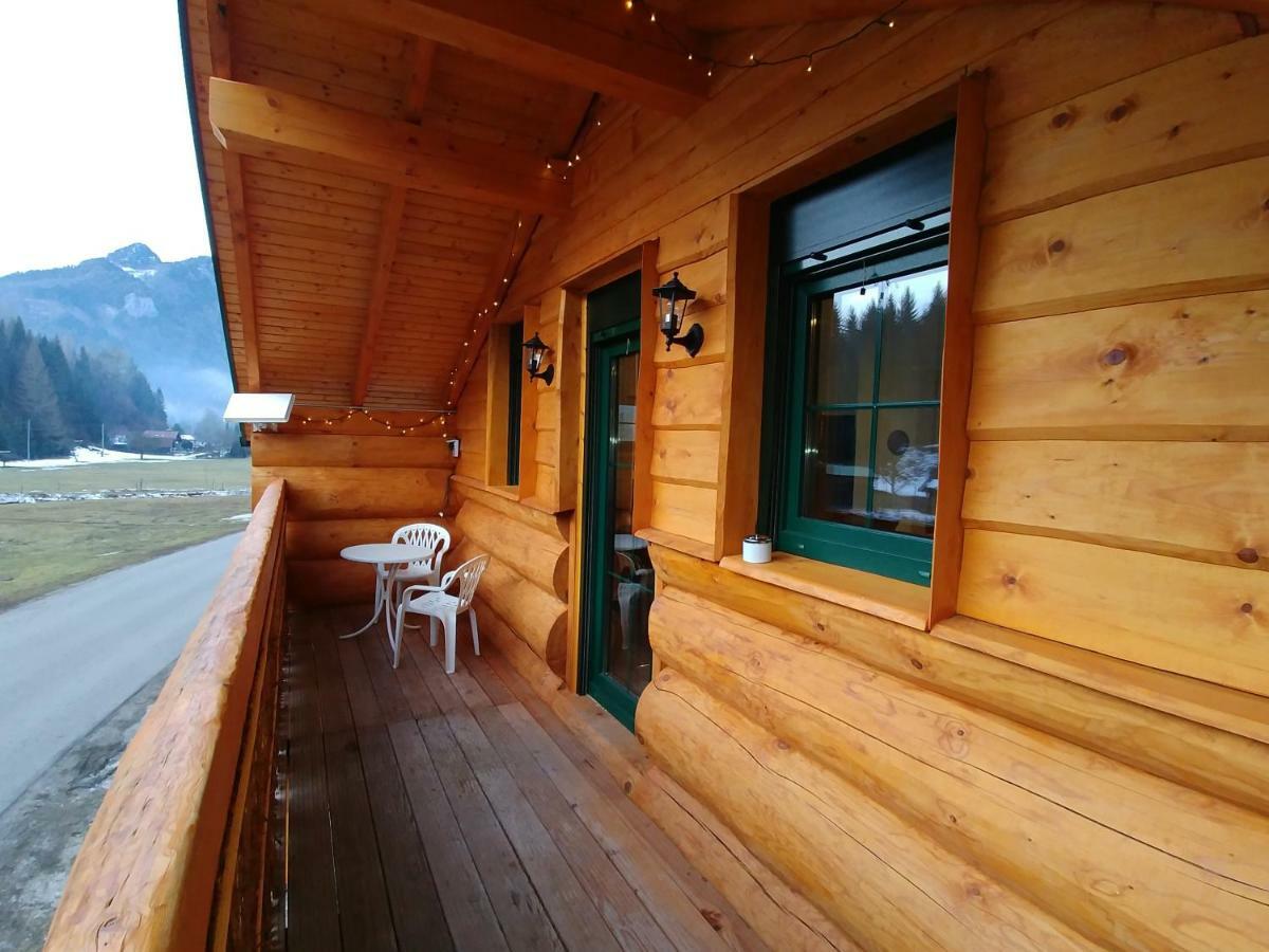 Ferienwohnungen Blockhaus - Zwergenhaeusl Grünau im Almtal Eksteriør billede
