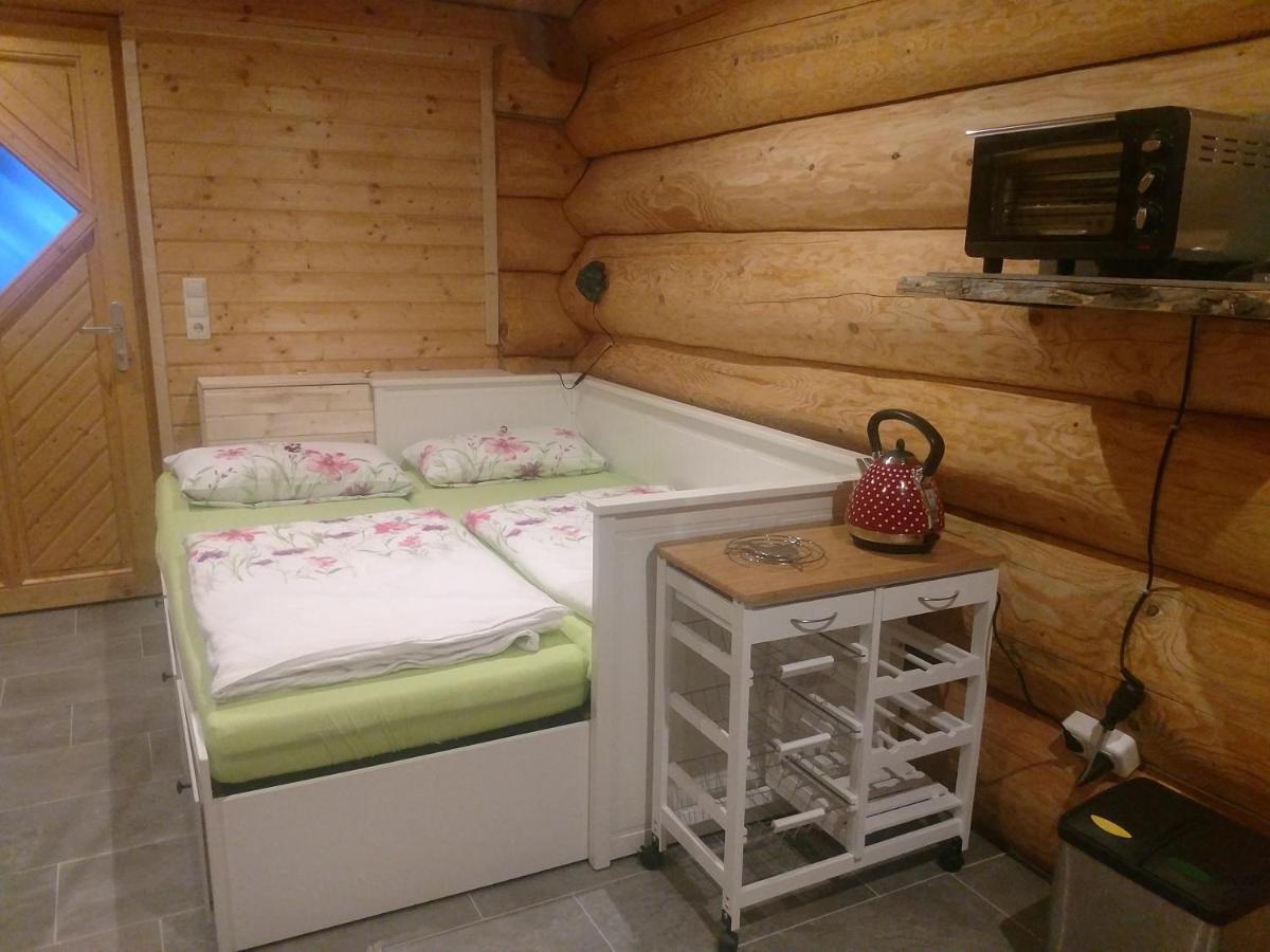 Ferienwohnungen Blockhaus - Zwergenhaeusl Grünau im Almtal Eksteriør billede
